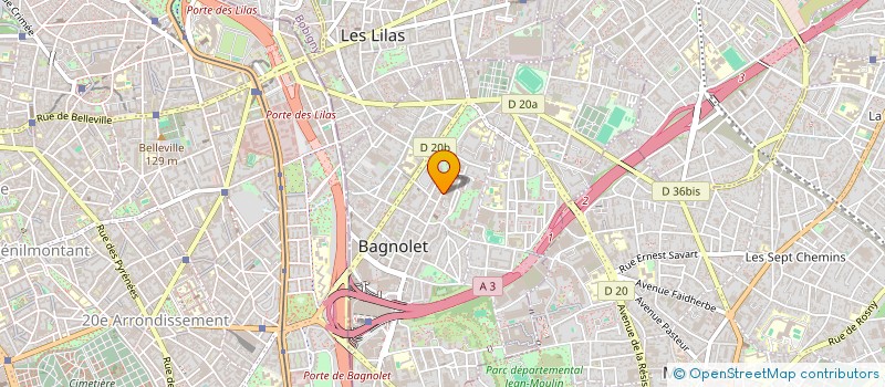 localisation de l'entreprise MONSIEUR HAMID MEHMOOD à BAGNOLET
