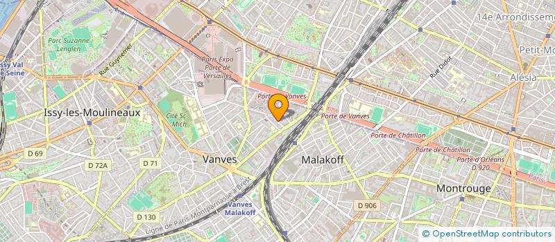 localisation de l'entreprise MONSIEUR HAMID MEKHELEF  VANVES