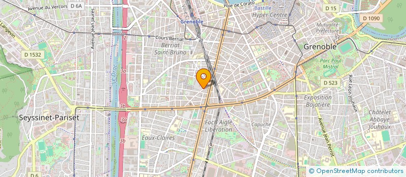 localisation de l'entreprise MONSIEUR HAMID MERZOUKI à GRENOBLE