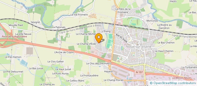 localisation de l'entreprise MONSIEUR HAMID MESSAOUDI  NOYAL-SUR-VILAINE