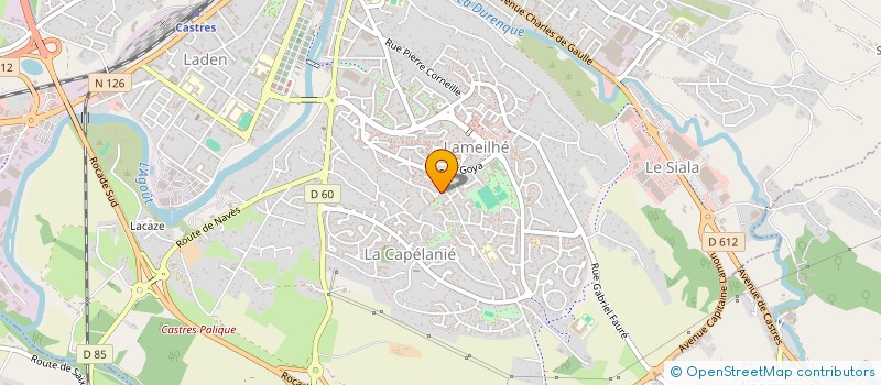 localisation de l'entreprise MONSIEUR HAMID MILOUD BAKIR à CASTRES
