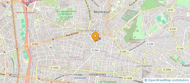 localisation de l'entreprise MONSIEUR HAMID MOKRANI à MONTREUIL