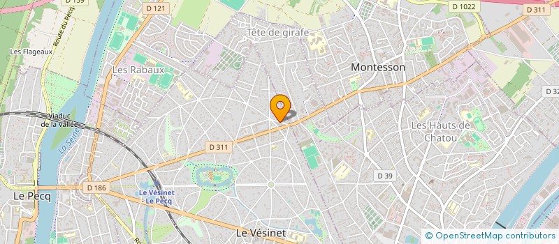 localisation de l'entreprise MONSIEUR HAMID NASRIN à LE VESINET