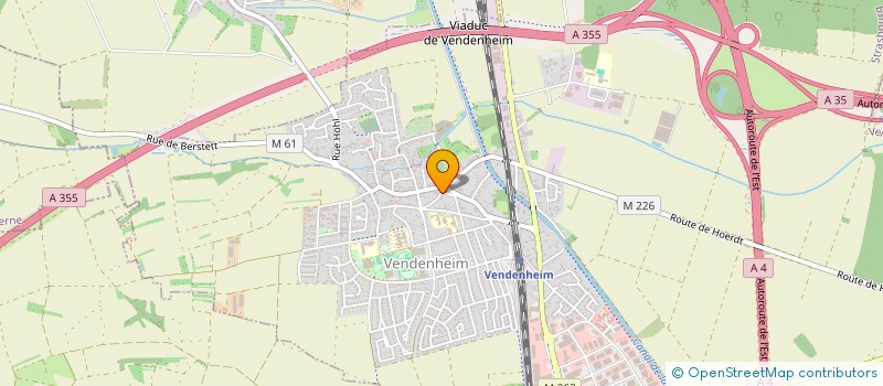 localisation de l'entreprise MONSIEUR HAMID NAWJARI  VENDENHEIM