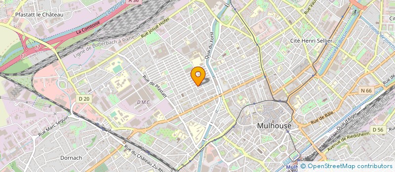 localisation de l'entreprise MONSIEUR HAMID NEFFAA  MULHOUSE