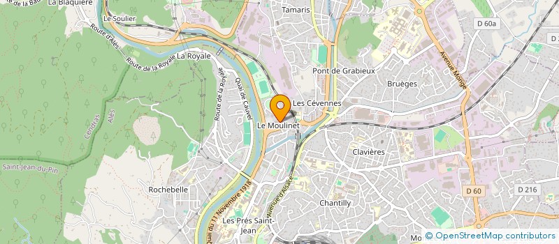 localisation de l'entreprise MONSIEUR HAMID OUHNIA à ALES
