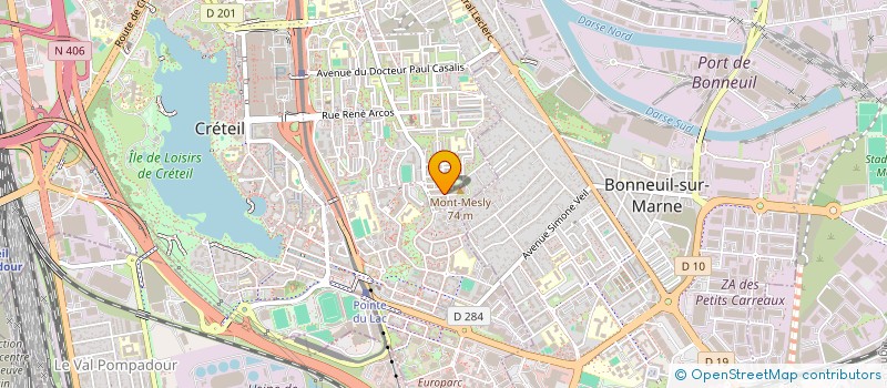 localisation de l'entreprise MONSIEUR HAMID OUKABLI  CRETEIL