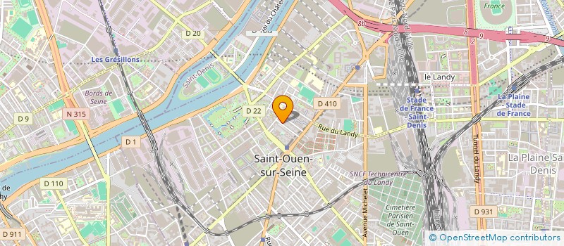 localisation de l'entreprise MONSIEUR HAMID OUNNABI à SAINT-OUEN-SUR-SEINE