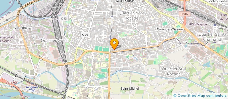 localisation de l'entreprise MONSIEUR HAMID OUSLAM  AVIGNON