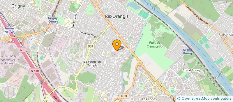 localisation de l'entreprise MONSIEUR HAMID POPAL  RIS-ORANGIS