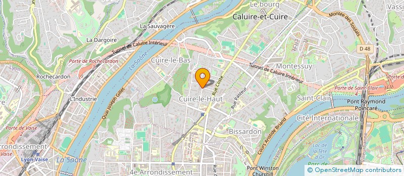 localisation de l'entreprise MONSIEUR HAMID REZA UASSAF  CALUIRE-ET-CUIRE