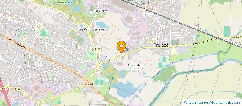 localisation de l'entreprise MONSIEUR HAMID ROHANI  TRELAZE