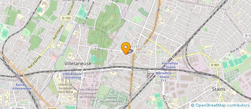 localisation de l'entreprise MONSIEUR HAMID ROSTANE à PIERREFITTE-SUR-SEINE