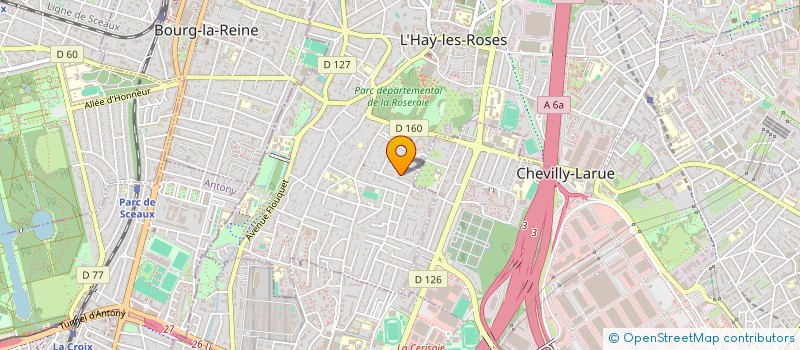 localisation de l'entreprise MONSIEUR HAMID ROUANE  L'HAY-LES-ROSES