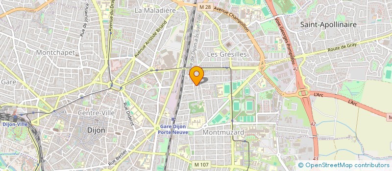 localisation de l'entreprise MONSIEUR HAMID SAIBI à DIJON
