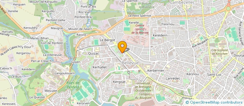 localisation de l'entreprise MONSIEUR HAMID SAKHIZADA à BREST