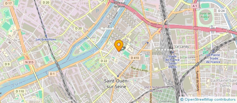 localisation de l'entreprise MONSIEUR HAMID SALMI NACERI  SAINT-OUEN-SUR-SEINE