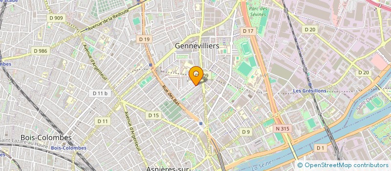 localisation de l'entreprise MONSIEUR HAMID SELMOUN à GENNEVILLIERS