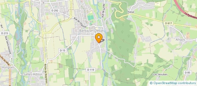 localisation de l'entreprise MONSIEUR HAMID SERBAH  BARBAZAN-DEBAT