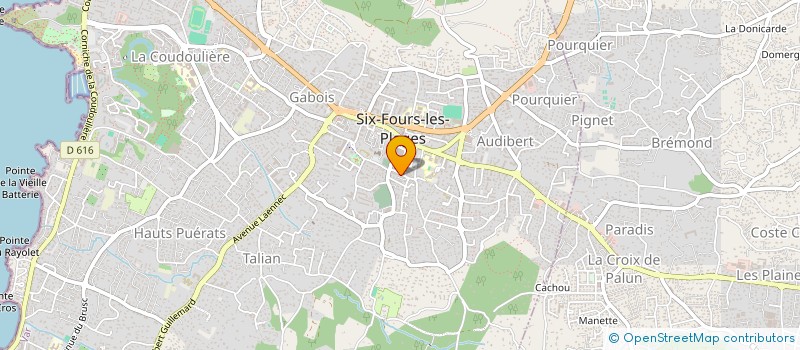 localisation de l'entreprise MONSIEUR HAMID SHIMI à SIX-FOURS-LES-PLAGES