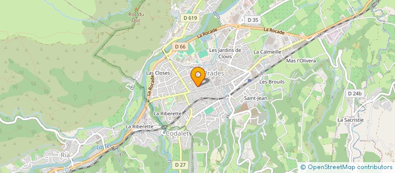 localisation de l'entreprise MONSIEUR HAMID TALEB à PRADES