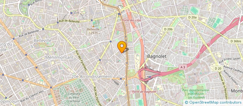 localisation de l'entreprise MONSIEUR HAMID YOSEF GONDOGLAE  PARIS