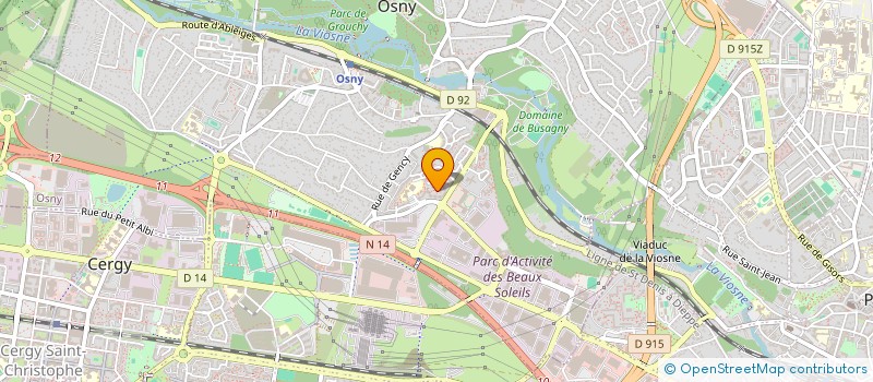 localisation de l'entreprise MONSIEUR HAMID YOUS  OSNY