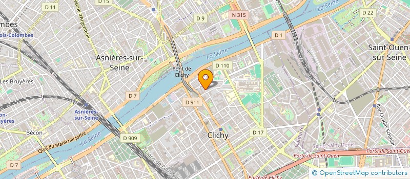 localisation de l'entreprise MONSIEUR HAMID ZAAKOUNE à CLICHY