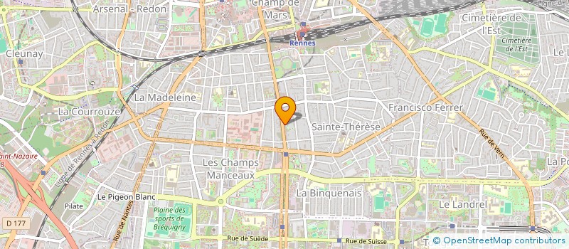 localisation de l'entreprise MONSIEUR HAMID ZAKINI  RENNES