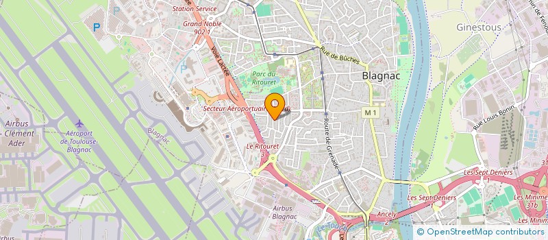 localisation de l'entreprise MONSIEUR HAMID ZITOUNI  BLAGNAC