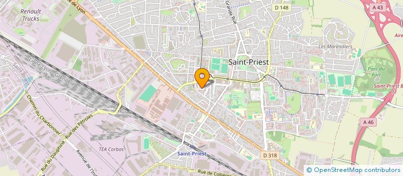 localisation de l'entreprise MONSIEUR HAMIDA AID  SAINT-PRIEST