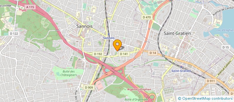 localisation de l'entreprise MONSIEUR HAMIDA BEY IBRAHIM  SANNOIS