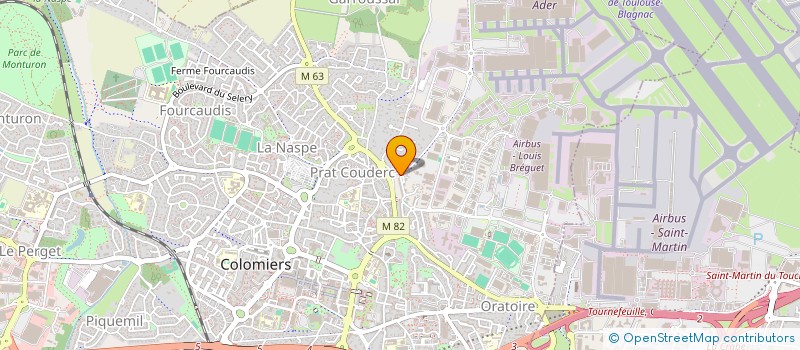 localisation de l'entreprise MONSIEUR HAMIDA BOUKHOUSSA à COLOMIERS