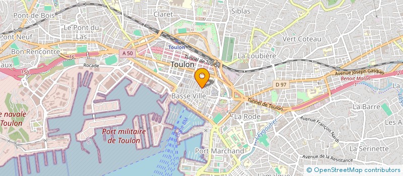 localisation de l'entreprise MONSIEUR HAMIDA DALI YOUCEF  TOULON