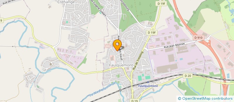 localisation de l'entreprise MONSIEUR HAMIDA MAGHEZZI à FAULQUEMONT