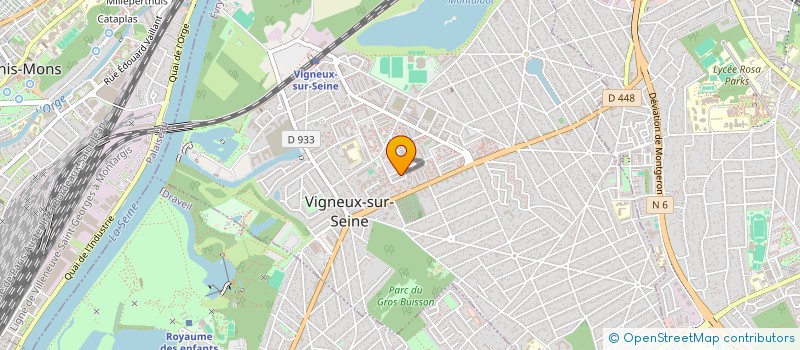 localisation de l'entreprise MONSIEUR HAMIDIATA DRAME à VIGNEUX-SUR-SEINE