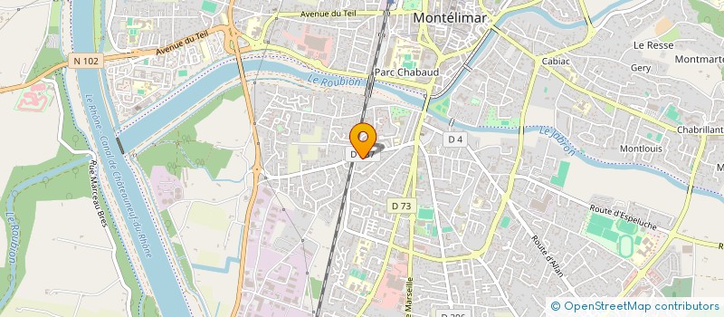 localisation de l'entreprise MONSIEUR HAMIDOLLAH HOUSSENI  MONTELIMAR