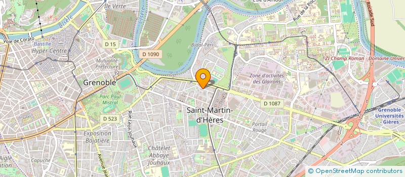 localisation de l'entreprise MONSIEUR HAMIDOLLAH SHERDIL  SAINT-MARTIN-D'HERES