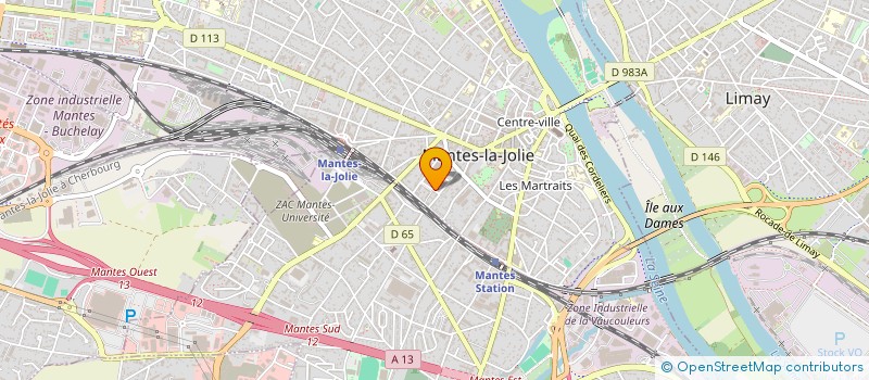 localisation de l'entreprise MONSIEUR HAMIDOU ALGHASSIM BA  MANTES-LA-JOLIE