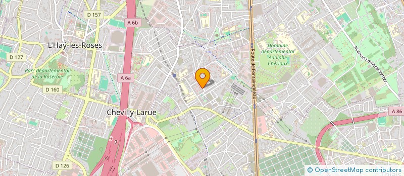 localisation de l'entreprise MONSIEUR HAMIDOU BA  CHEVILLY-LARUE