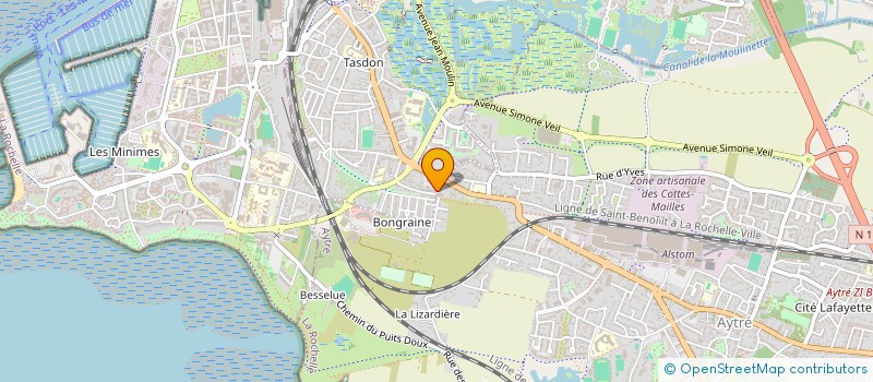 localisation de l'entreprise MONSIEUR HAMIDOU BALDE  LA ROCHELLE