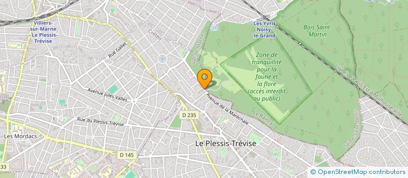 localisation de l'entreprise MONSIEUR HAMIDOU BARRY à LE PLESSIS-TREVISE