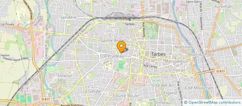 localisation de l'entreprise MONSIEUR HAMIDOU BARRY  TARBES