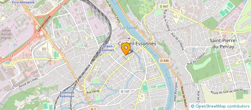 localisation de l'entreprise MONSIEUR HAMIDOU CAMARA  CORBEIL-ESSONNES