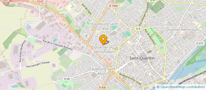 localisation de l'entreprise MONSIEUR HAMIDOU DIA à SAINT-QUENTIN