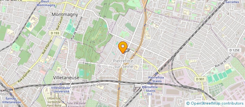 localisation de l'entreprise MONSIEUR HAMIDOU DIAKO à PIERREFITTE-SUR-SEINE