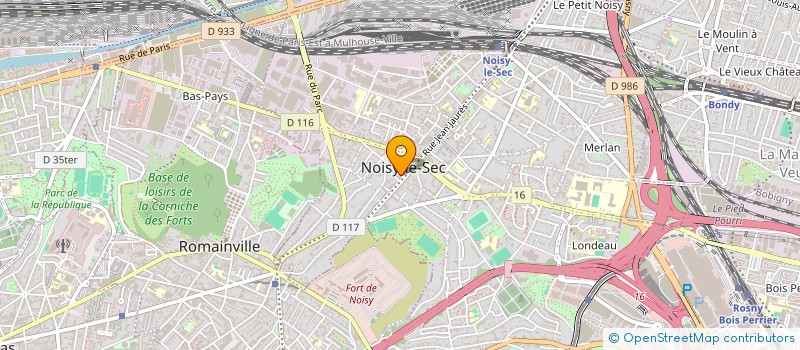 localisation de l'entreprise MONSIEUR HAMIDOU DIALLO à NOISY-LE-SEC