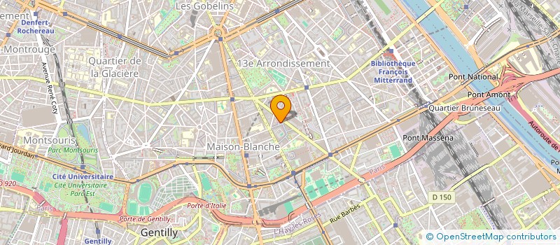 localisation de l'entreprise MONSIEUR HAMIDOU DIALLO  PARIS