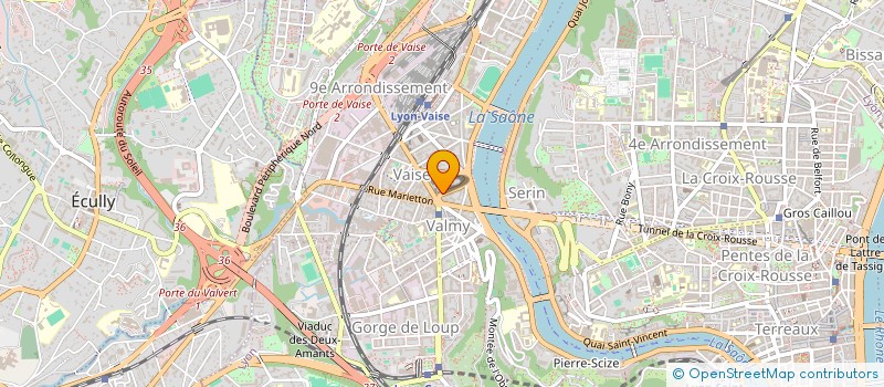 localisation de l'entreprise MONSIEUR HAMIDOU DIALLO  LYON