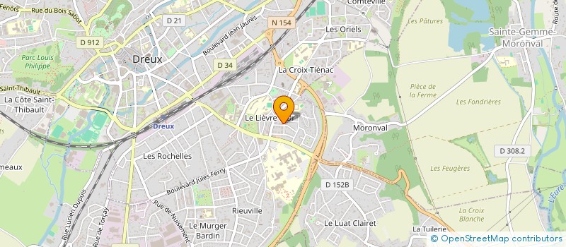 localisation de l'entreprise MONSIEUR HAMIDOU DIENG à DREUX